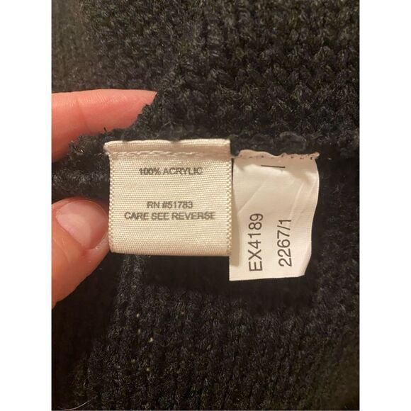 Maurice’s NWT black size L 3/4 sleeve cardigan with sequin front edging. - Picture 6 of 8